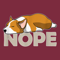 Nope Lazy Corgi Premium Hoodie | Teevron