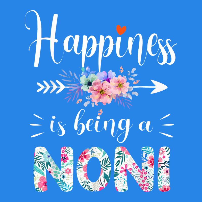 Happiness Is Being A Noni Ever Women Floral Decor Premium Hoodie by linhVisuals | Teevron
