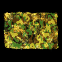 Camouflage Glitter Background Zipper Hoodie | Teevron