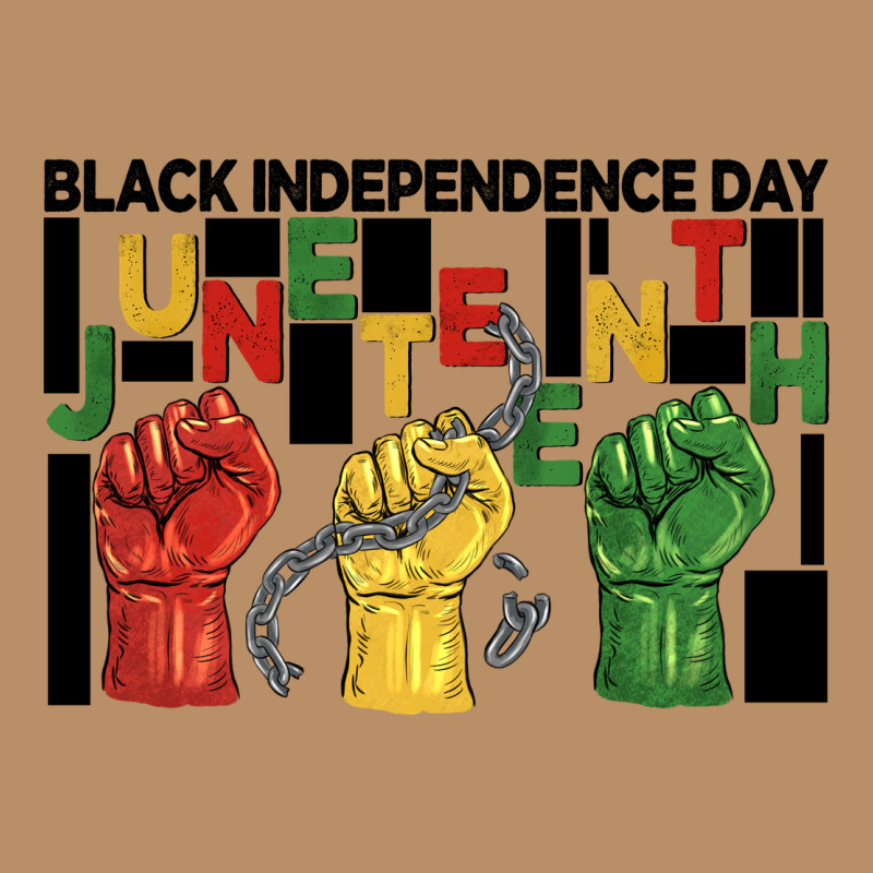 Black Independence Day Juneteenth Vintage Hoodie by BarkalooDesign | Teevron