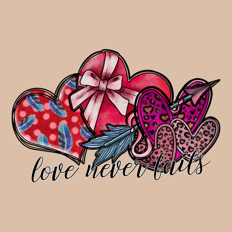Love Never Fails Urban Heavy Tee by SublimationCraftShop | Teevron