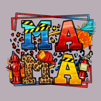 Leopard Frame Firefighter Mama Mother's Day Vintage Tee | Teevron