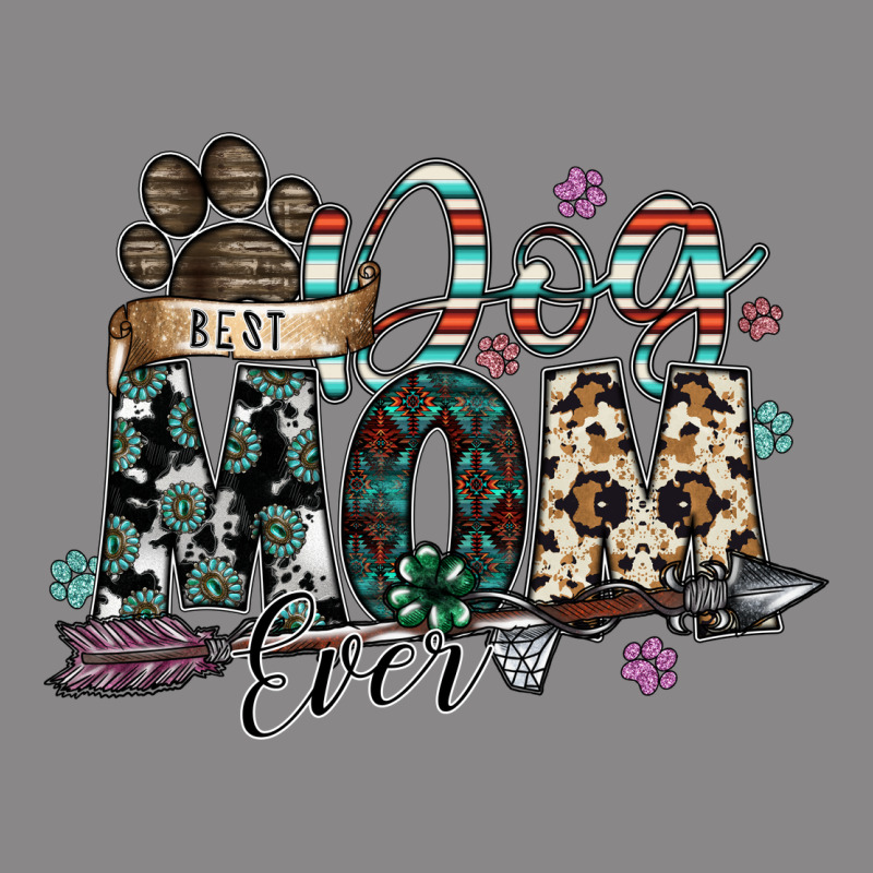 Best Dog Mom Ever Vintage Tee by SublimationCraftShop | Teevron