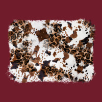 Cowhide Leopard Background Zipper Hoodie | Teevron