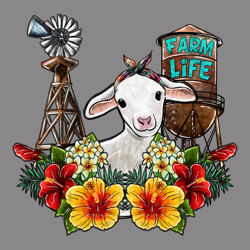 Farm Life Sheep Vintage Tee by SublimationCraftShop | Teevron