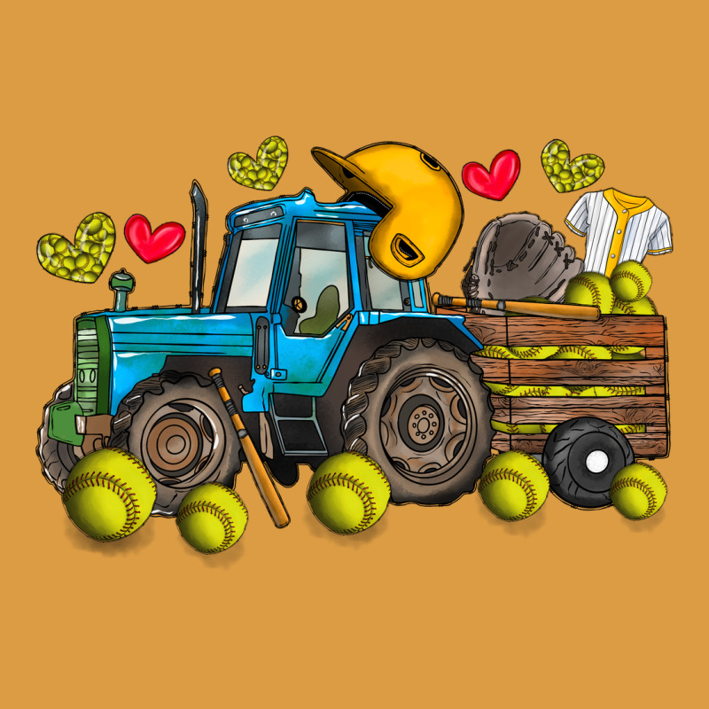 Softball Tractor Urban Heavy Tee by SublimationCraftShop | Teevron