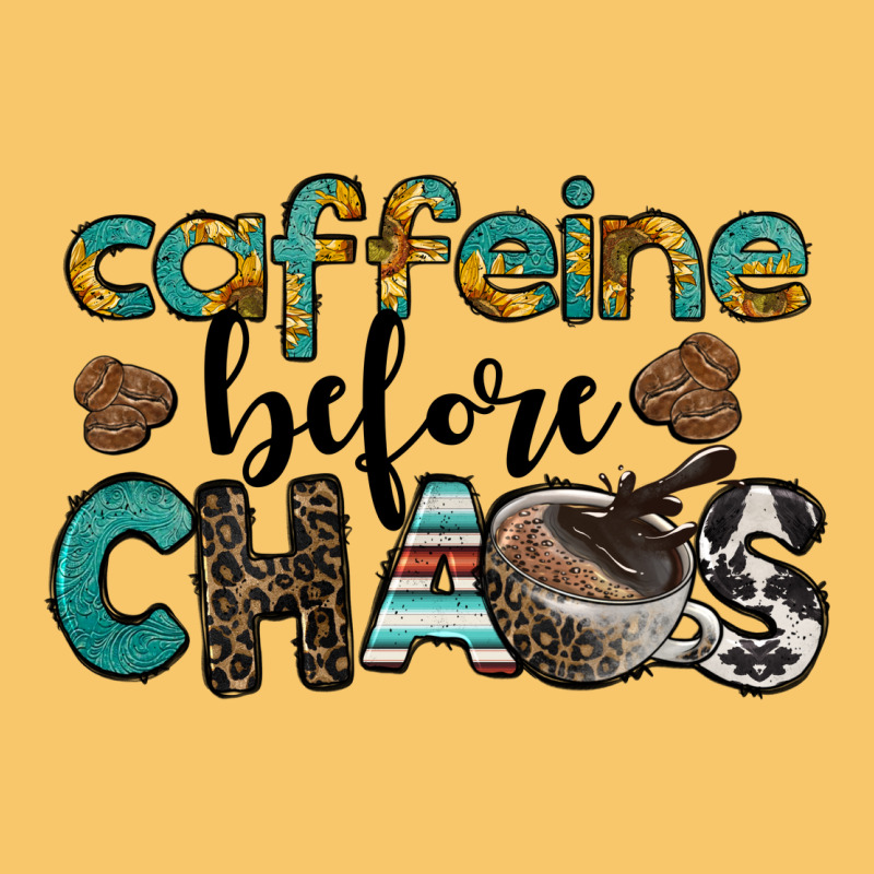 Western Caffeine Before Chaos Vintage Hoodie by BarkalooDesign | Teevron
