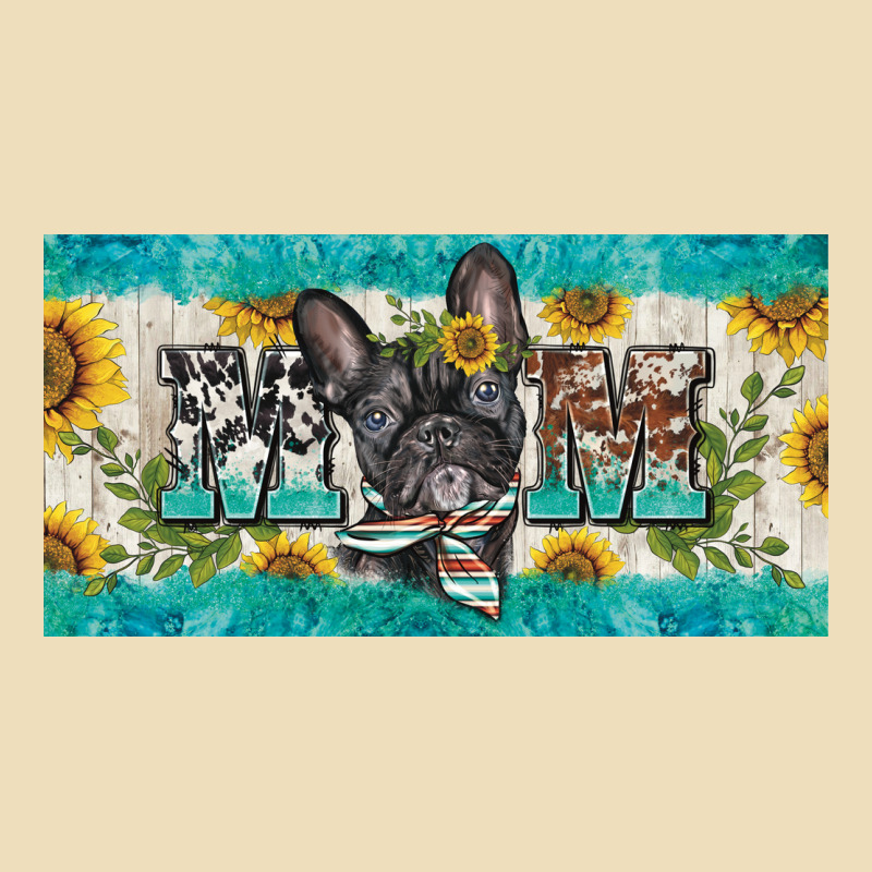 French Bulldog Mom License Plate Template Premium Hoodie by BarkalooDesign | Teevron