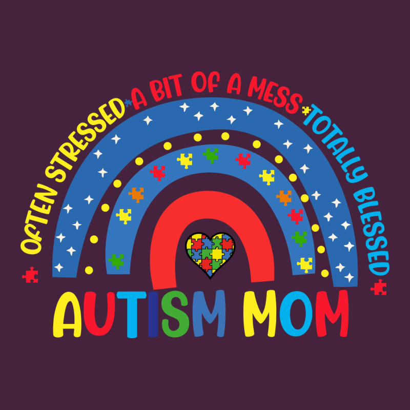 Often Stressed A Bit Of A Mess Totally Blessed Aut Premium Tee by CowhideDigitalArt | Teevron