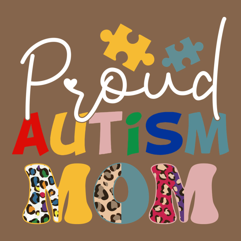 Proud Autism Mom Leopard Pattern Design Autism Awa Premium Tee by CowhideDigitalArt | Teevron