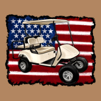 Golf Cart American Flag Long Sleeve Tee | Teevron