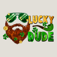 Lucky Dude Saint Patrick's Bearded Man Heavy Core Tee | Teevron