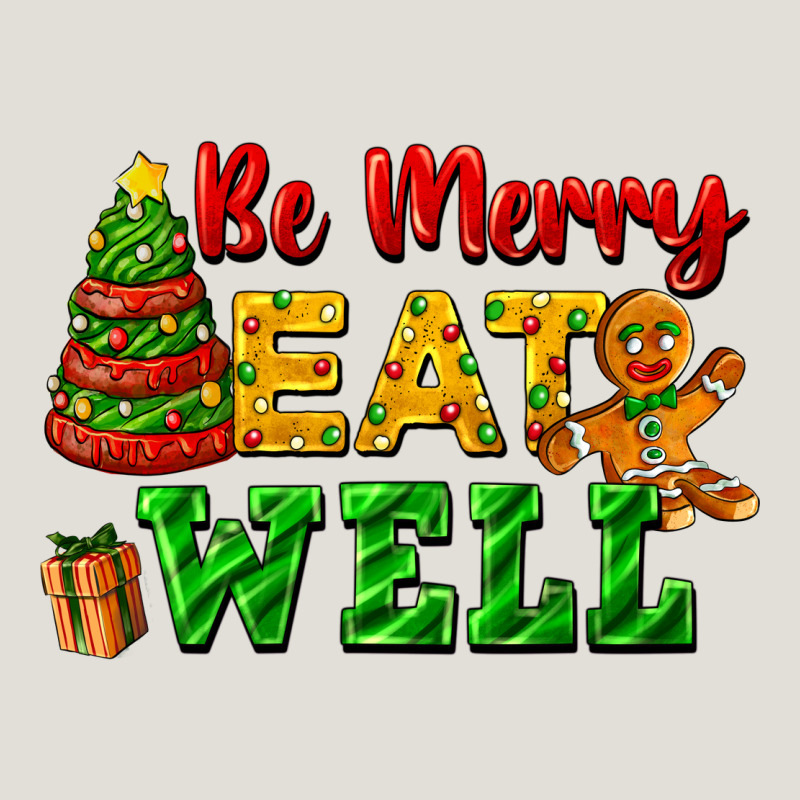 Be Merry Eat Well Heavy Core Tee by FaDigitalArtStudio | Teevron