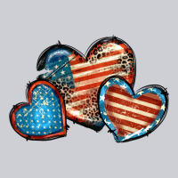 American Flag Hearts 4th Of July Classic Tee | Teevron
