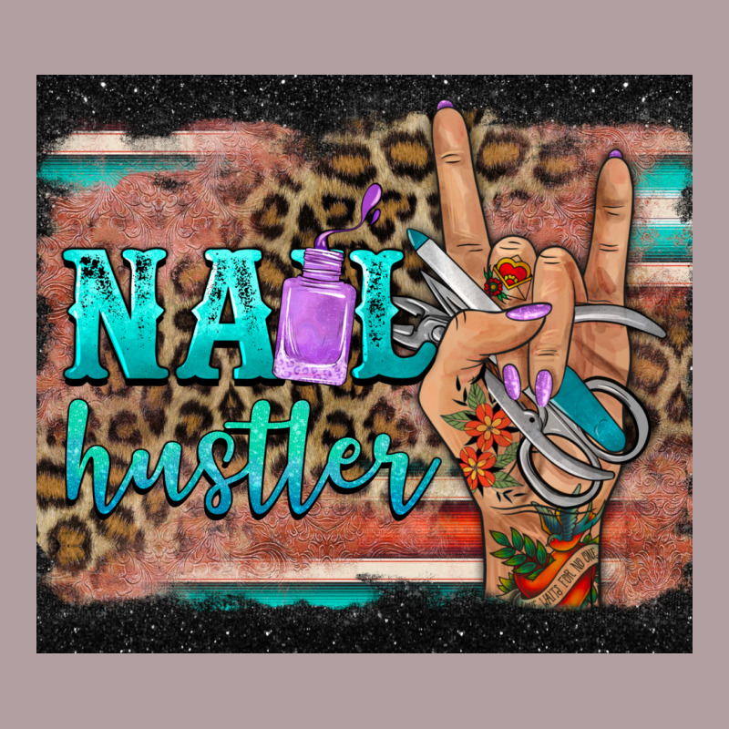 Nail Hustler Tumbler Vintage Hoodie by BarkalooDesign | Teevron