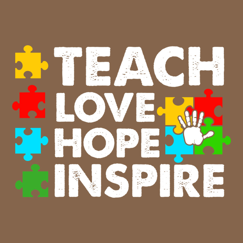 Teach Love Hope Inspire Premium Tee by CowhideDigitalArt | Teevron