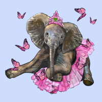 Baby Elephant With Tutu Urban Heavy Tee | Teevron