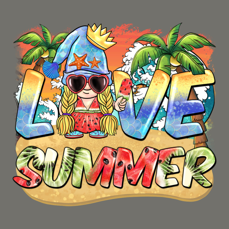 Love Summer Gnomes  Background Premium Hoodie by BarkalooDesign | Teevron