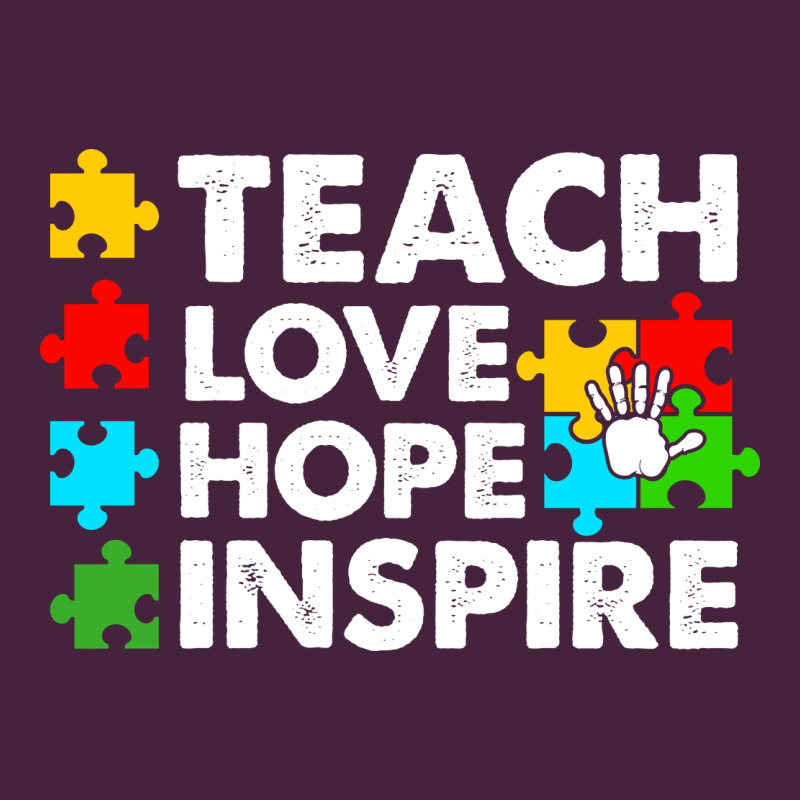 Teach Love Hope Inspire Premium Tee by CowhideDigitalArt | Teevron