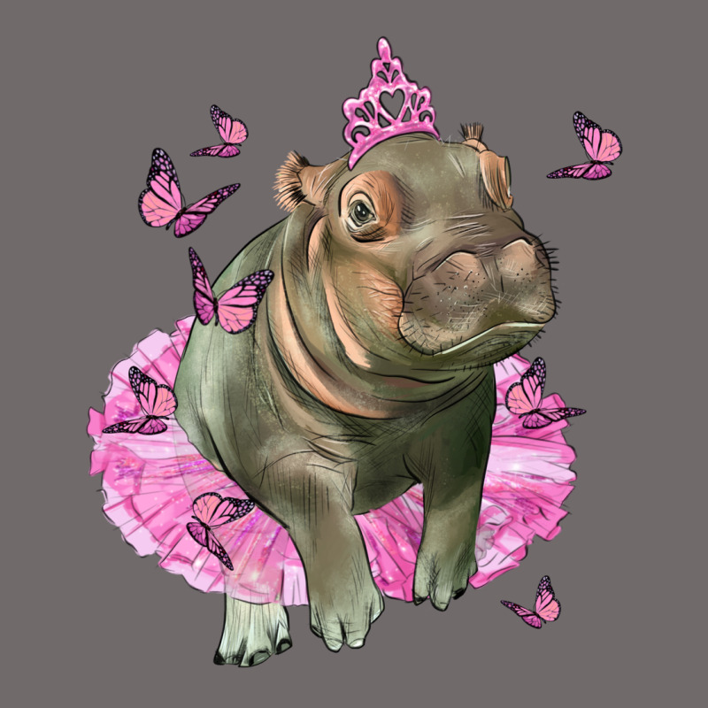 Baby Hippo With Tutu Urban Heavy Tee by LillyAllenDesigns | Teevron
