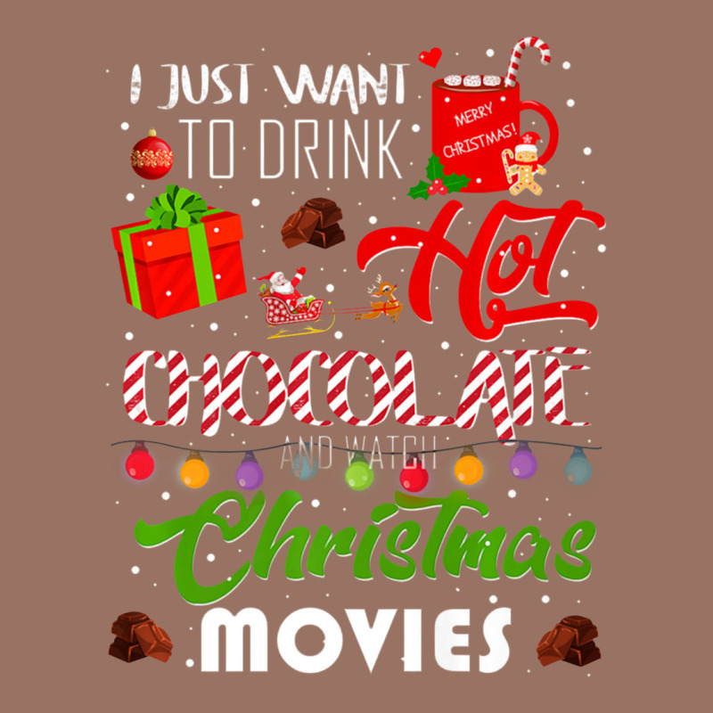 I Just Want To Drink Hot Chocolate Watch Christmas Movies Premium Premium Hoodie by baoMotion | Teevron
