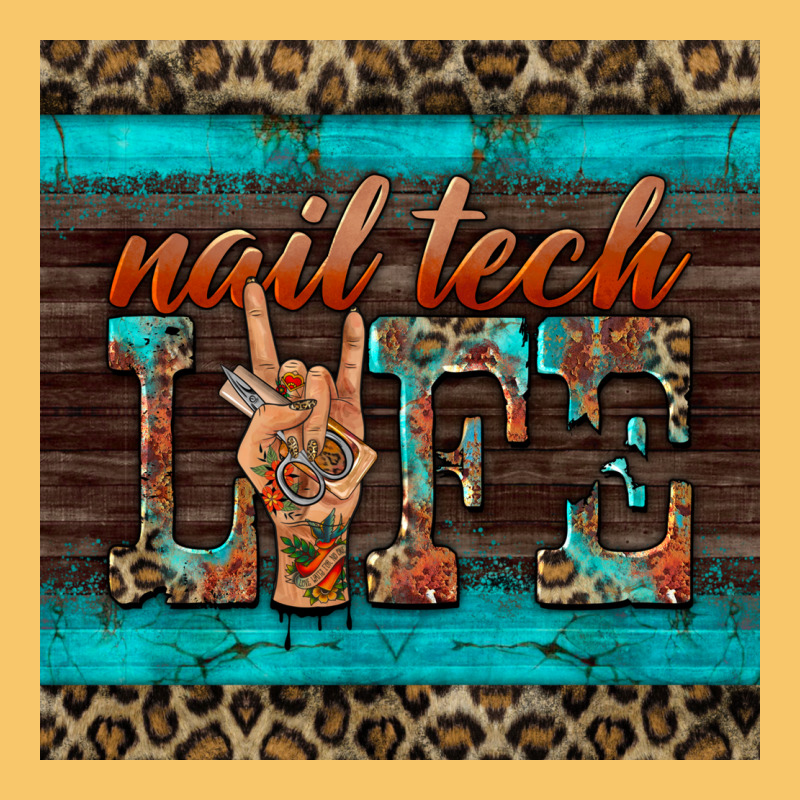 Nail Tech Life Mug Coaster Vintage Hoodie by BarkalooDesign | Teevron