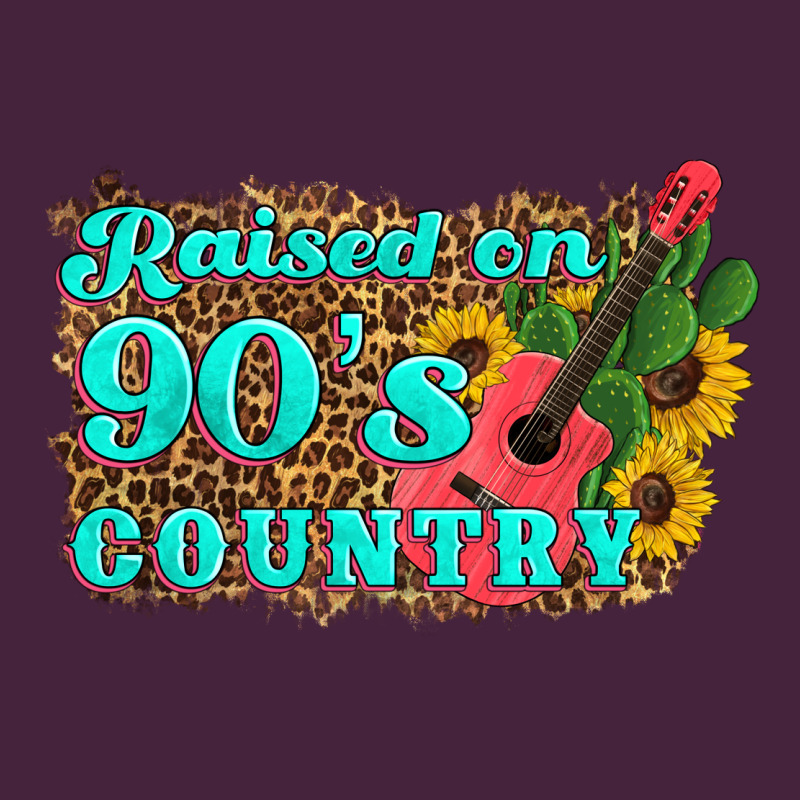 Raised 90's Country Guitar Cactus Sunflower's Long Sleeve Tee by Artiststas | Teevron