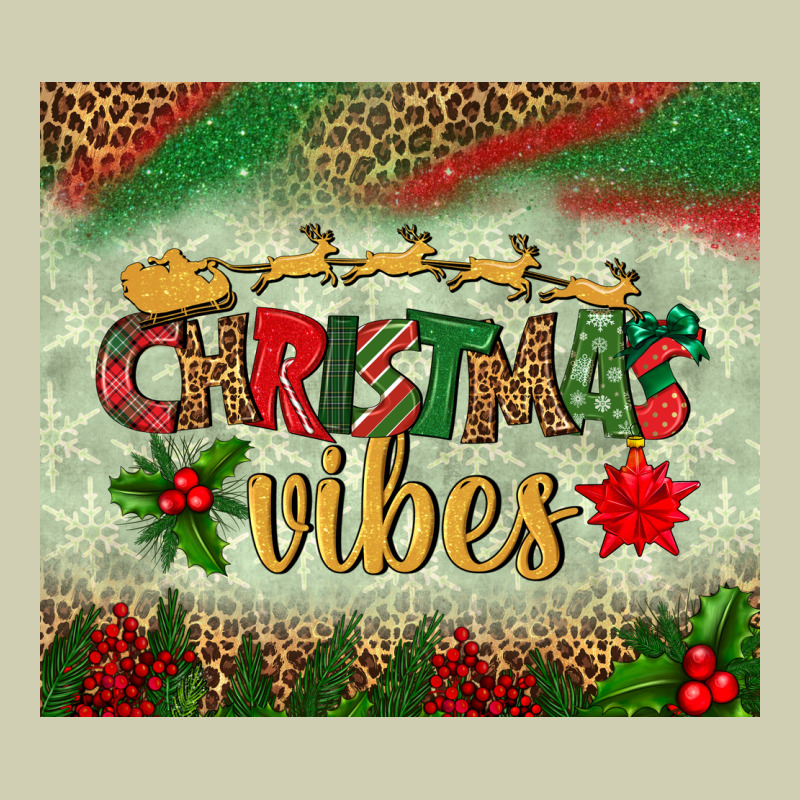 Christmas Vibes Tumbler Heavy Core Tee by BundleAndBundleShop | Teevron