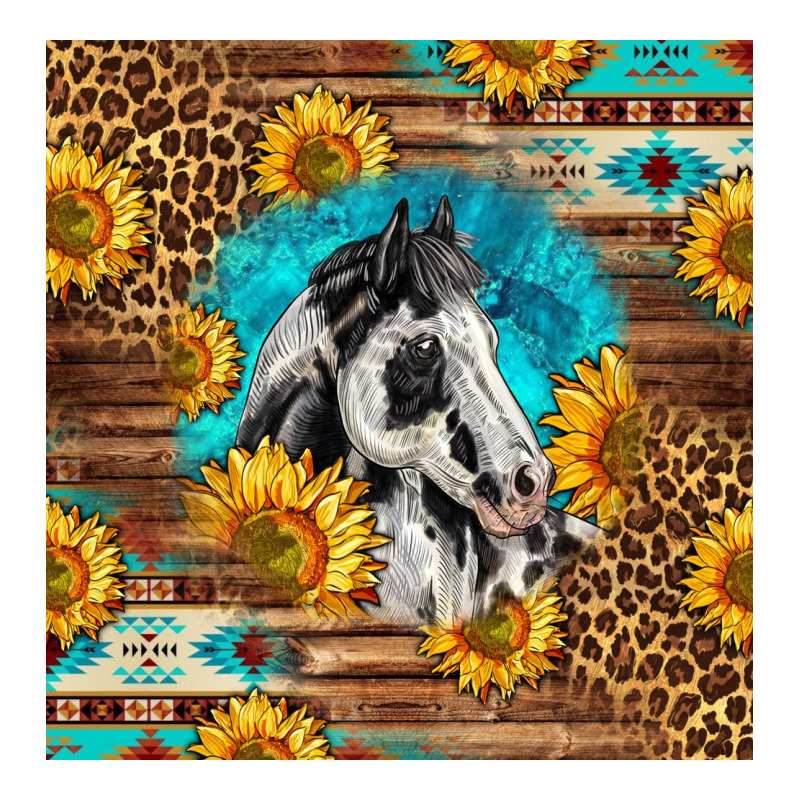 Western Paint Horse Ladies Tee by LillyAllenDesigns | Teevron