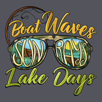 Boat Waves Sun Rays Lake Days Vintage Hoodie | Teevron
