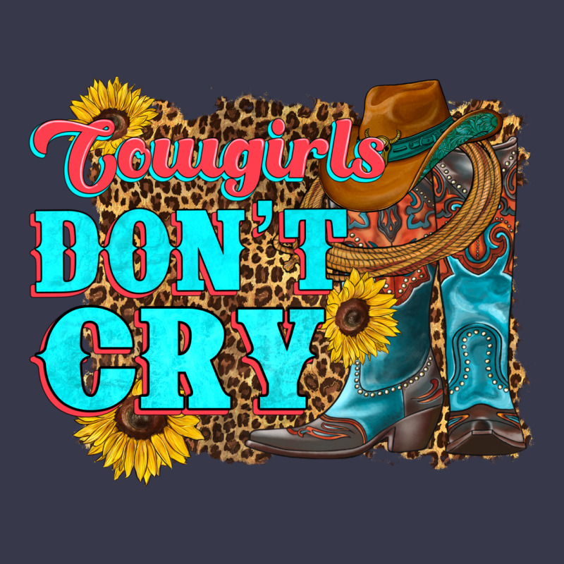 Cowgirls Don't Crty Boots Hat Sunflowers Long Sleeve Tee by Artiststas | Teevron