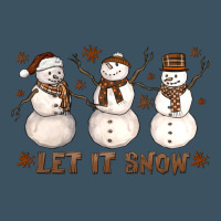 Let It Snow Snowmen Urban Heavy Tee | Teevron