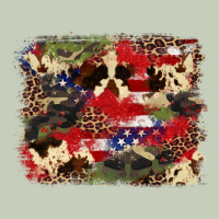 4th Of July American Flagcowhide  Leopard Backgrou Classic Tee | Teevron