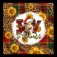 Joy To The World Christmas Cow Ladies Tee | Teevron