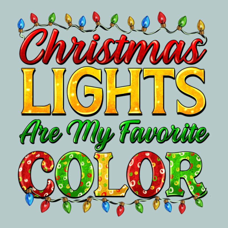 Christmas Lights Are My Favorite Color Heavy Core Tee by FaDigitalArtStudio | Teevron