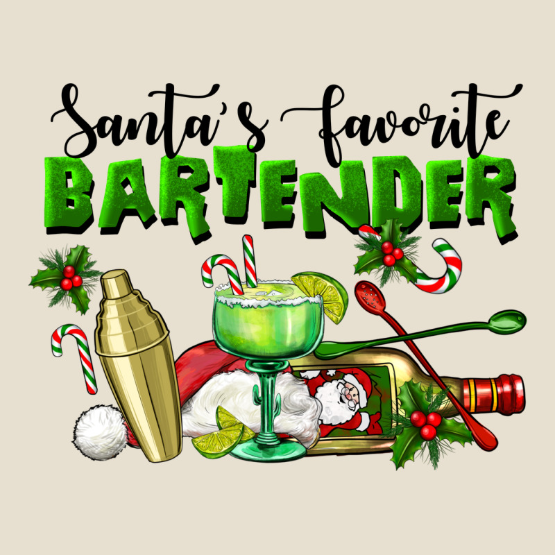 Santa's Favorite Bartender Urban Heavy Tee by LillyAllenDesigns | Teevron