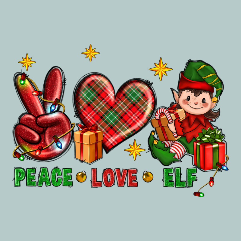 Peace Love Elf Christmas Heavy Core Tee by BundleAndBundleShop | Teevron
