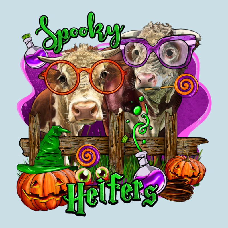 Spooky Halloween Cows Ladies Tee by LillyAllenDesigns | Teevron