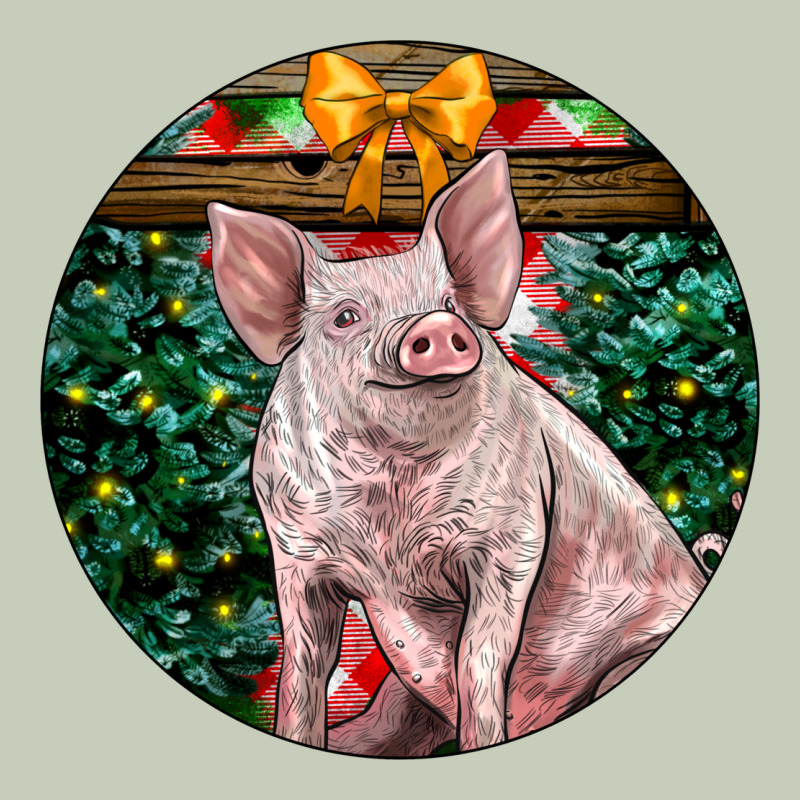Christmas Pig Ladies Tee by LillyAllenDesigns | Teevron