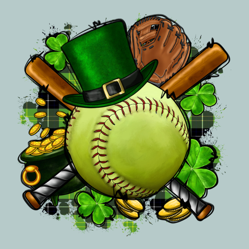St.patrick's Day Softball Heavy Core Tee by FaDigitalArtStudio | Teevron