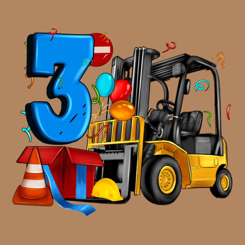 Forklift Birthday Three Long Sleeve Tee by Artiststas | Teevron