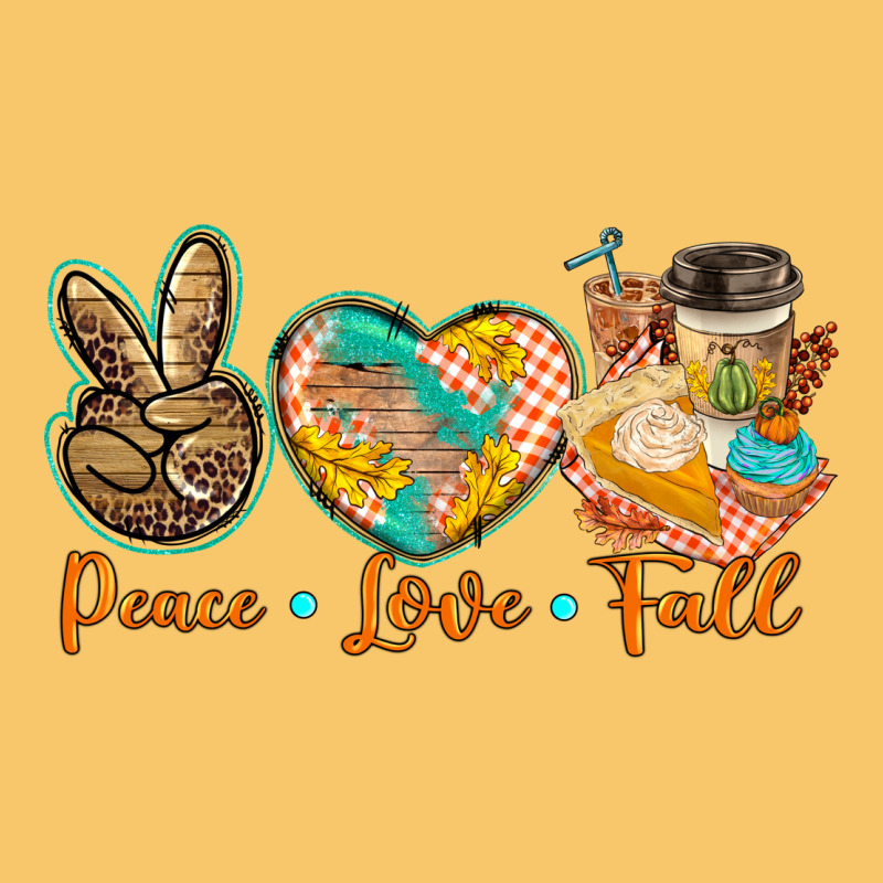 Peace Love Fall Vintage Hoodie by BarkalooDesign | Teevron
