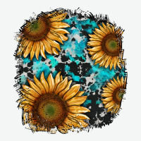 Sunflower Cowhide And Turquoise Patches Urban Heavy Tee | Teevron