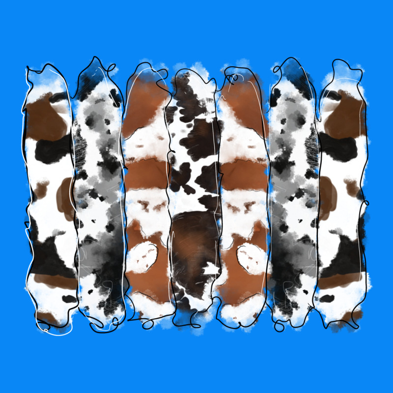 Cowhide Brushstrokes Zipper Hoodie by RanaPortraitStore | Teevron