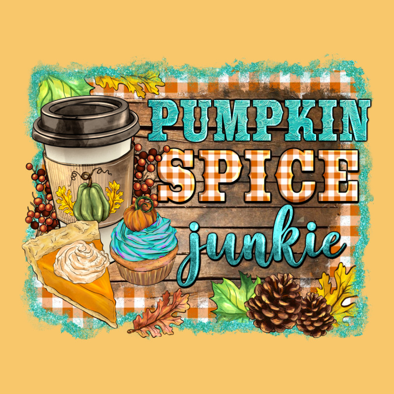 Pumpkin Spice Junkie Vintage Hoodie by BarkalooDesign | Teevron