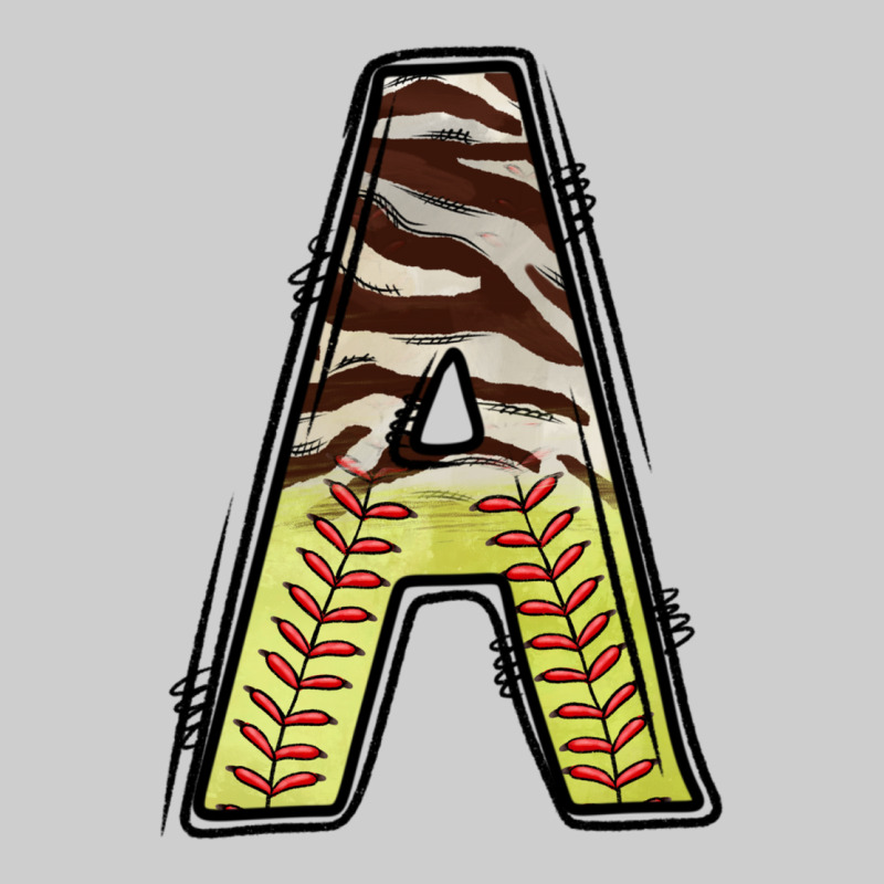 Softball Alphabet A Premium Tee by CowhideDigitalArt | Teevron