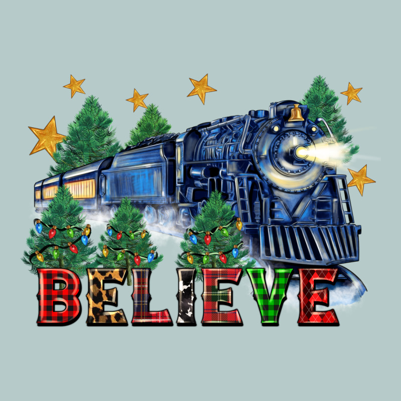Believe Polar Express Christmas Trees Heavy Core Tee by FaDigitalArtStudio | Teevron
