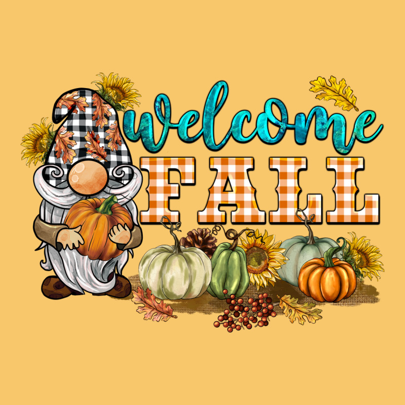 Welcome Fall Gnome Vintage Hoodie by BarkalooDesign | Teevron