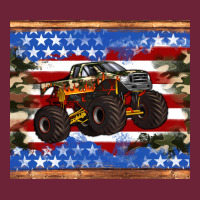 Monster Truck American Flag Tumbler Long Sleeve Tee | Teevron