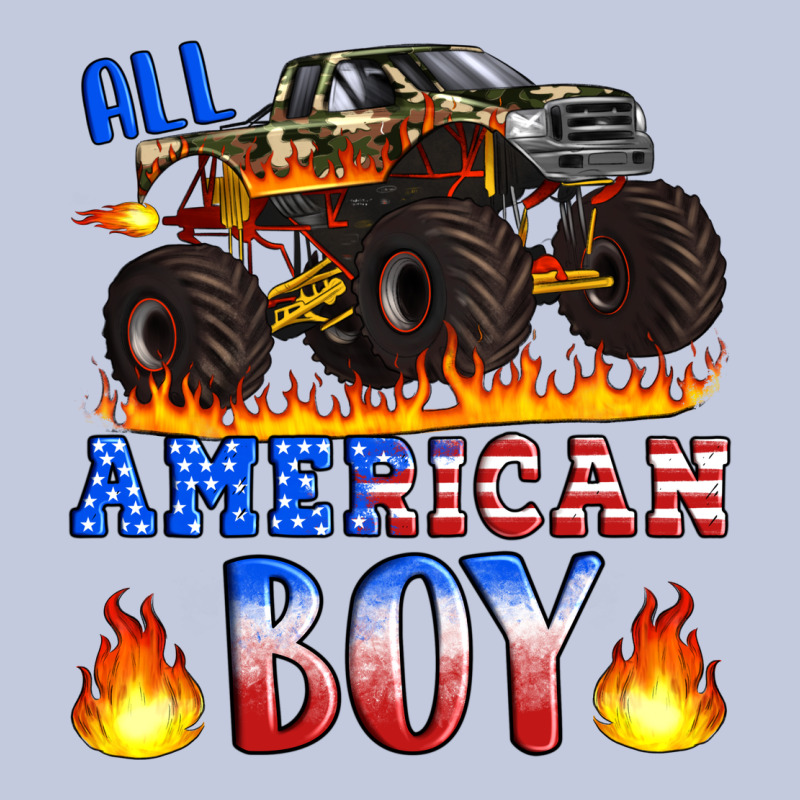 All American Boy Monster Truck Long Sleeve Tee by Artiststas | Teevron